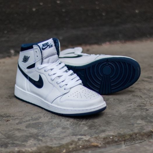Air jordan 1 white navy shop