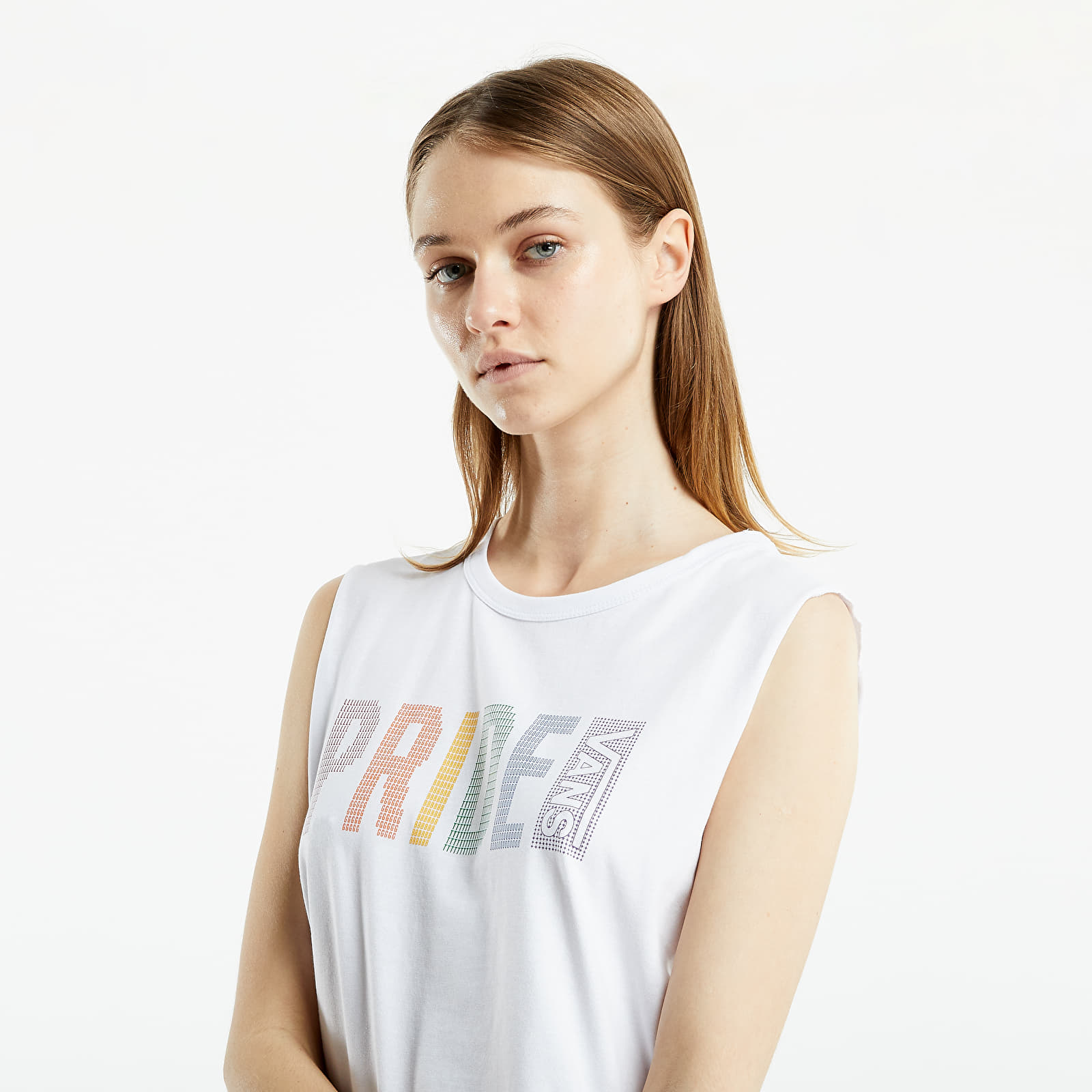 Tielka Vans Pride Muscle Tank Tee White