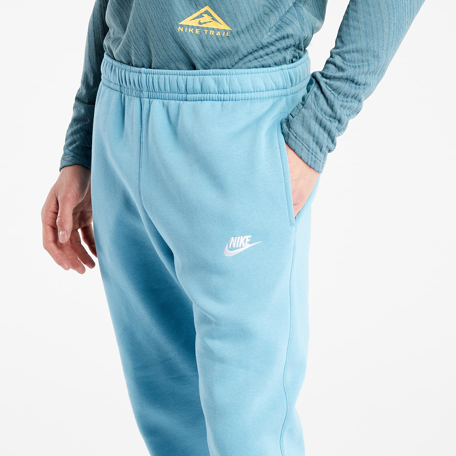 Tepláky Nike Sportswear Joggers Cerulean/ White