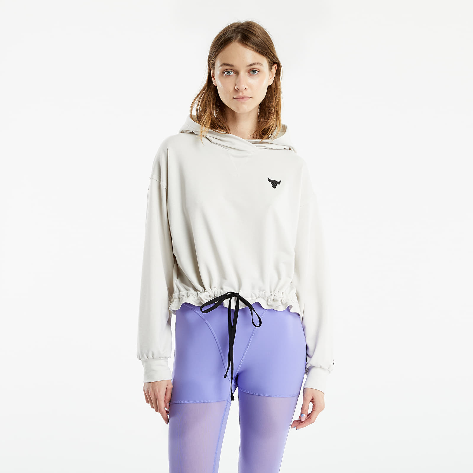 T-shirts Under Armour W Project Rock Terry Po White