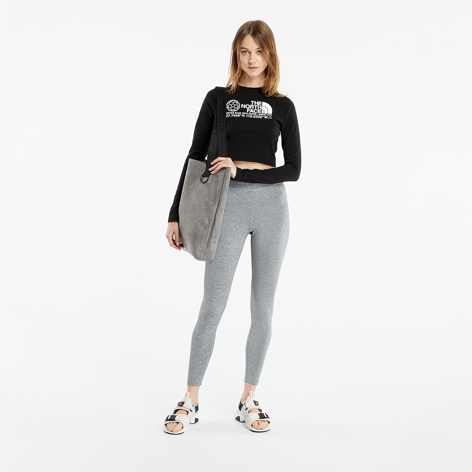 T-Shirts The North Face W Coordinates LS Tee Black