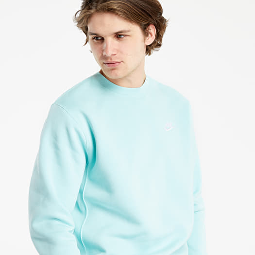 light blue nike crew neck