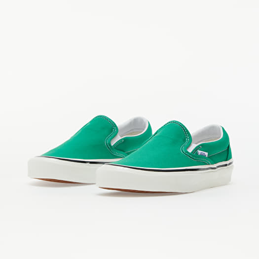 Emerald green slip on vans outlet
