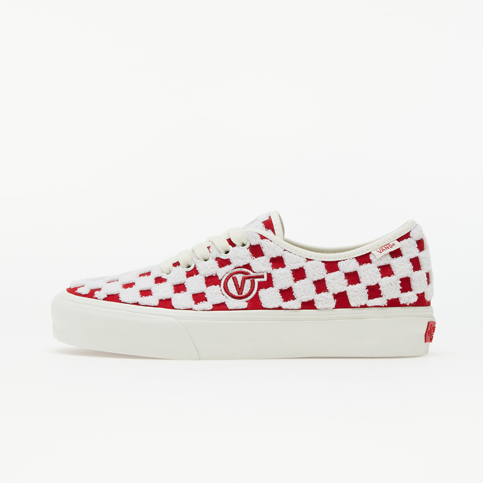 Pánske tenisky a topánky Vans Vault Authentic One Piece LX (Embroidered) Racing Red/ Marshmallo