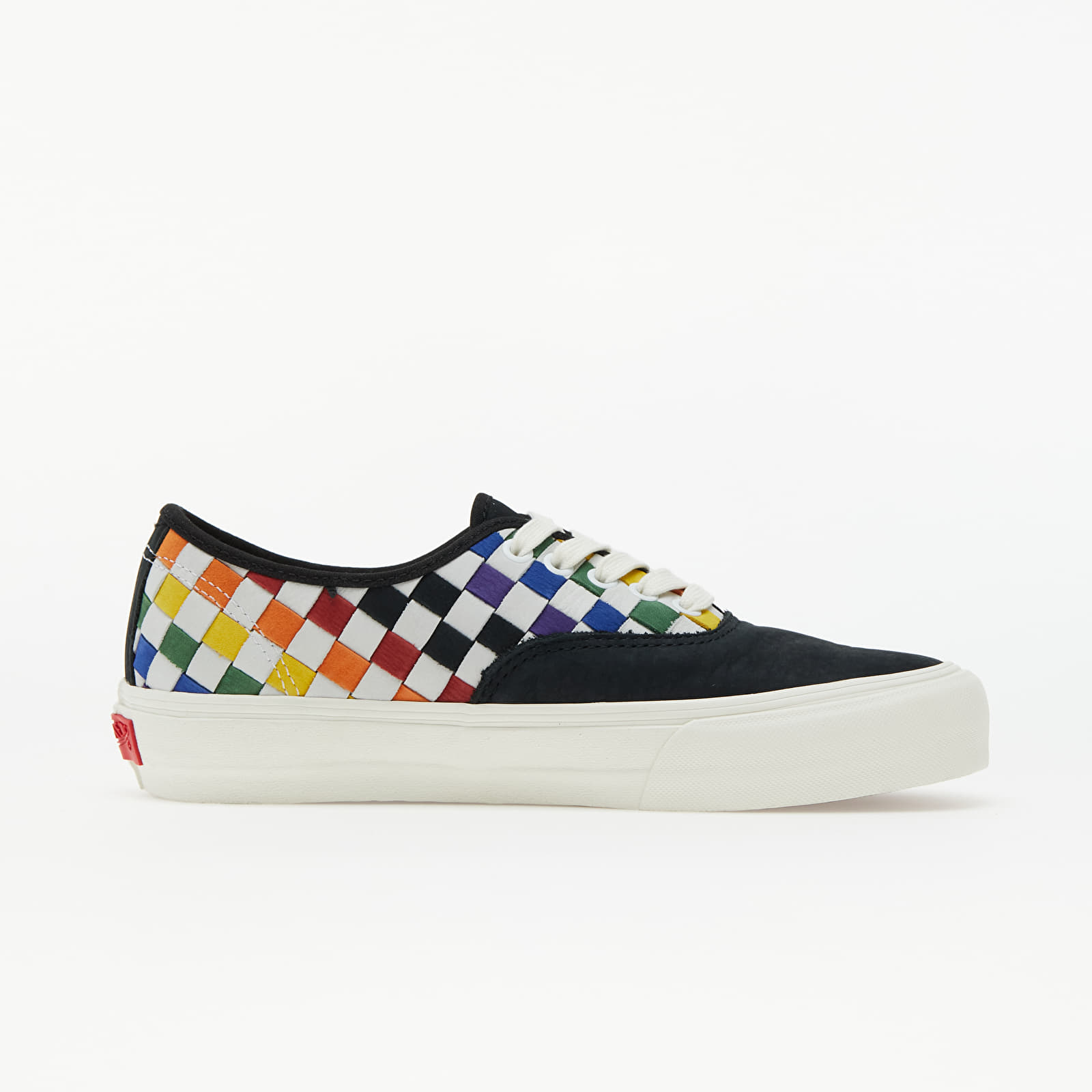 Herren Sneaker und Schuhe Vans Vault Authentic LX (Pride) Woven Leather/ Rainbow/ Marshmallo
