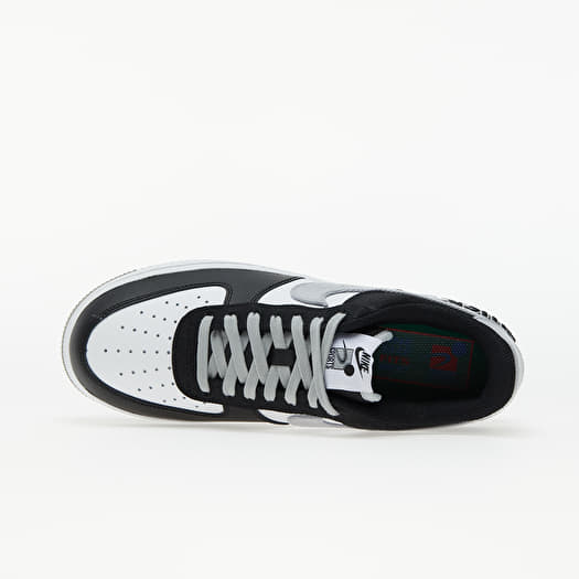 nike air force 1 lv8 black silver green