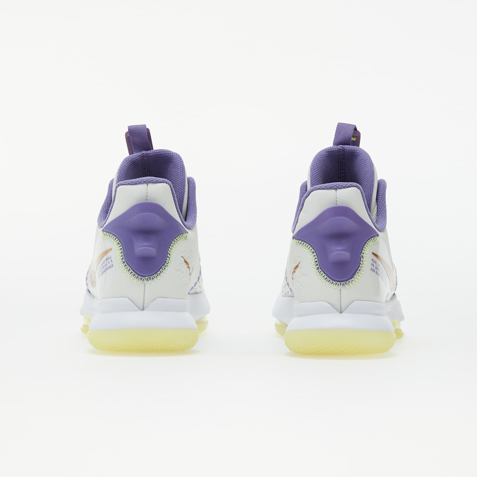 Pánské tenisky a boty Nike LeBron Witness 5 Summit White/ Mtlc Bronze-White-Lt Zitron