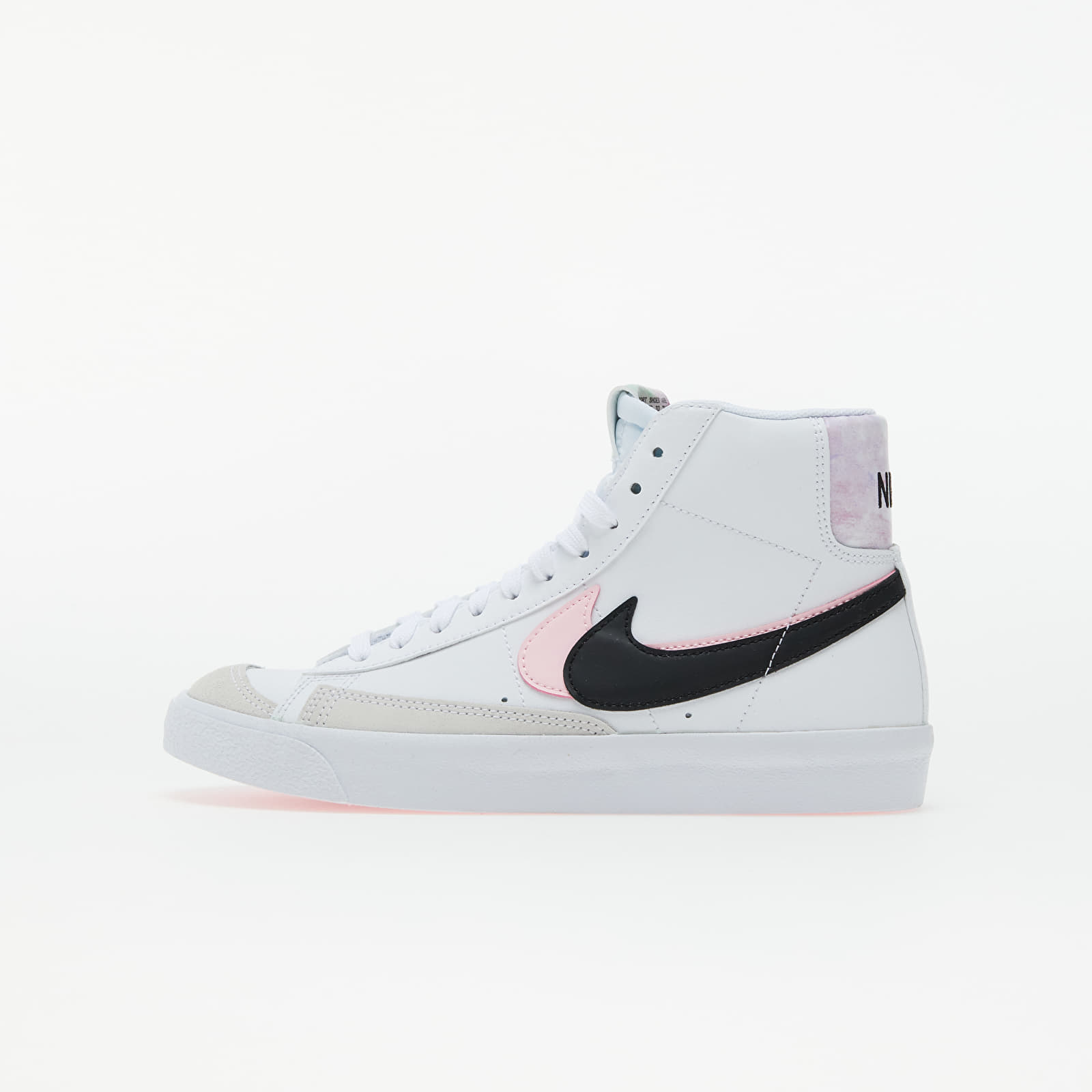 Adidași și încălțăminte pentru copii Nike Blazer Mid '77 SE (GS) White/ Black-Arctic Punch