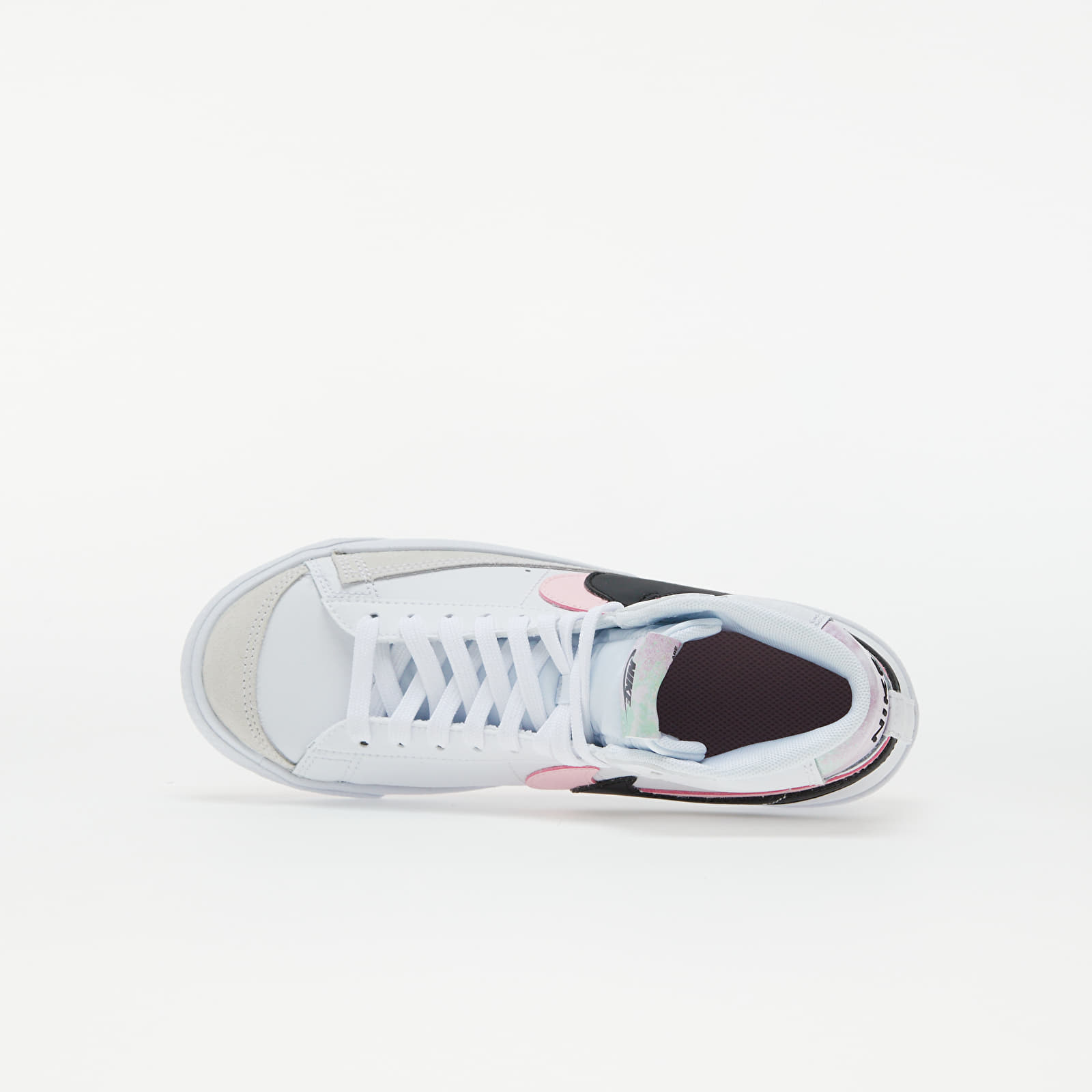 Adidași și încălțăminte pentru copii Nike Blazer Mid '77 SE (GS) White/ Black-Arctic Punch