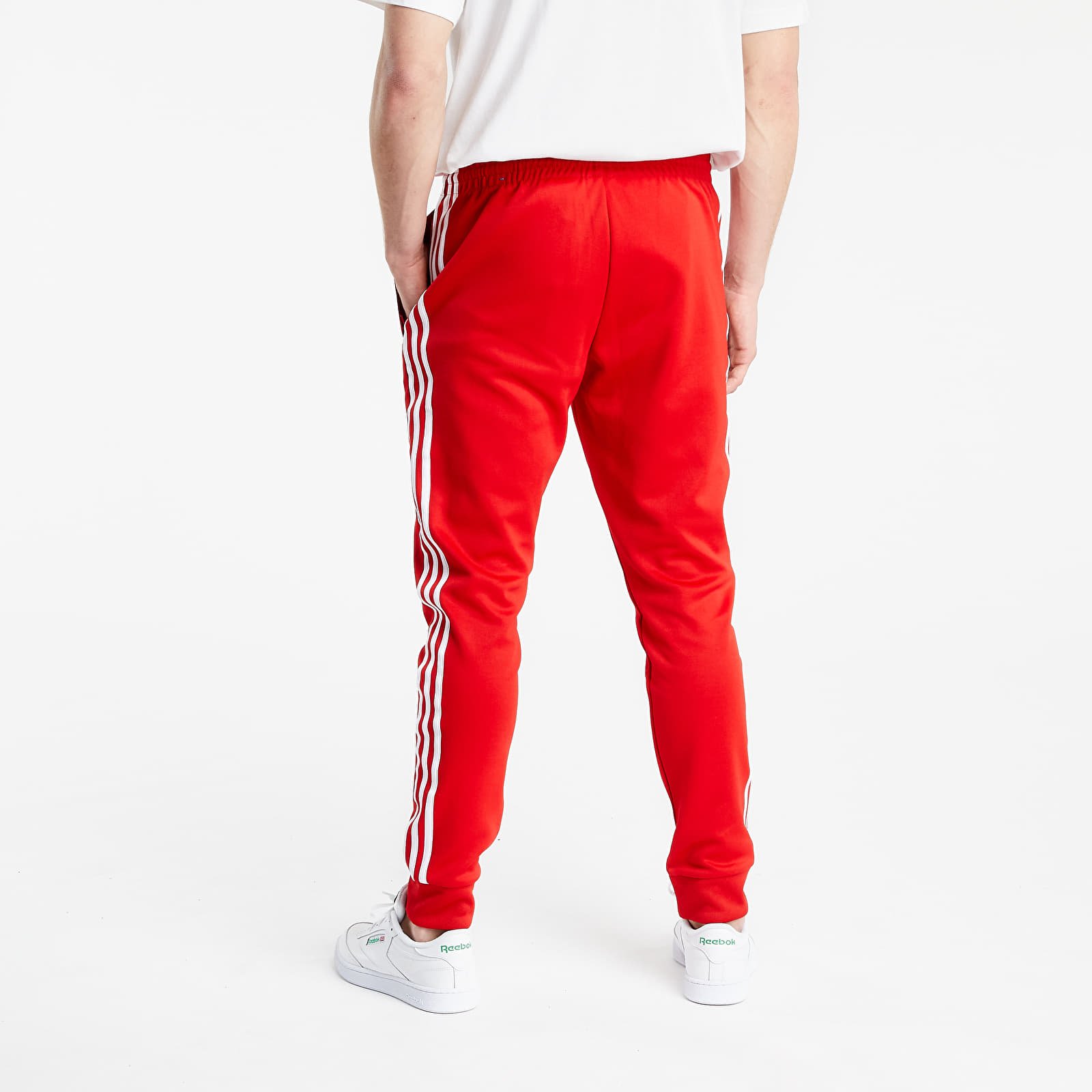 Pants and jeans adidas Originals Adicolor Classics Primeblue SST Track  Pants Scarlet/ White | Footshop