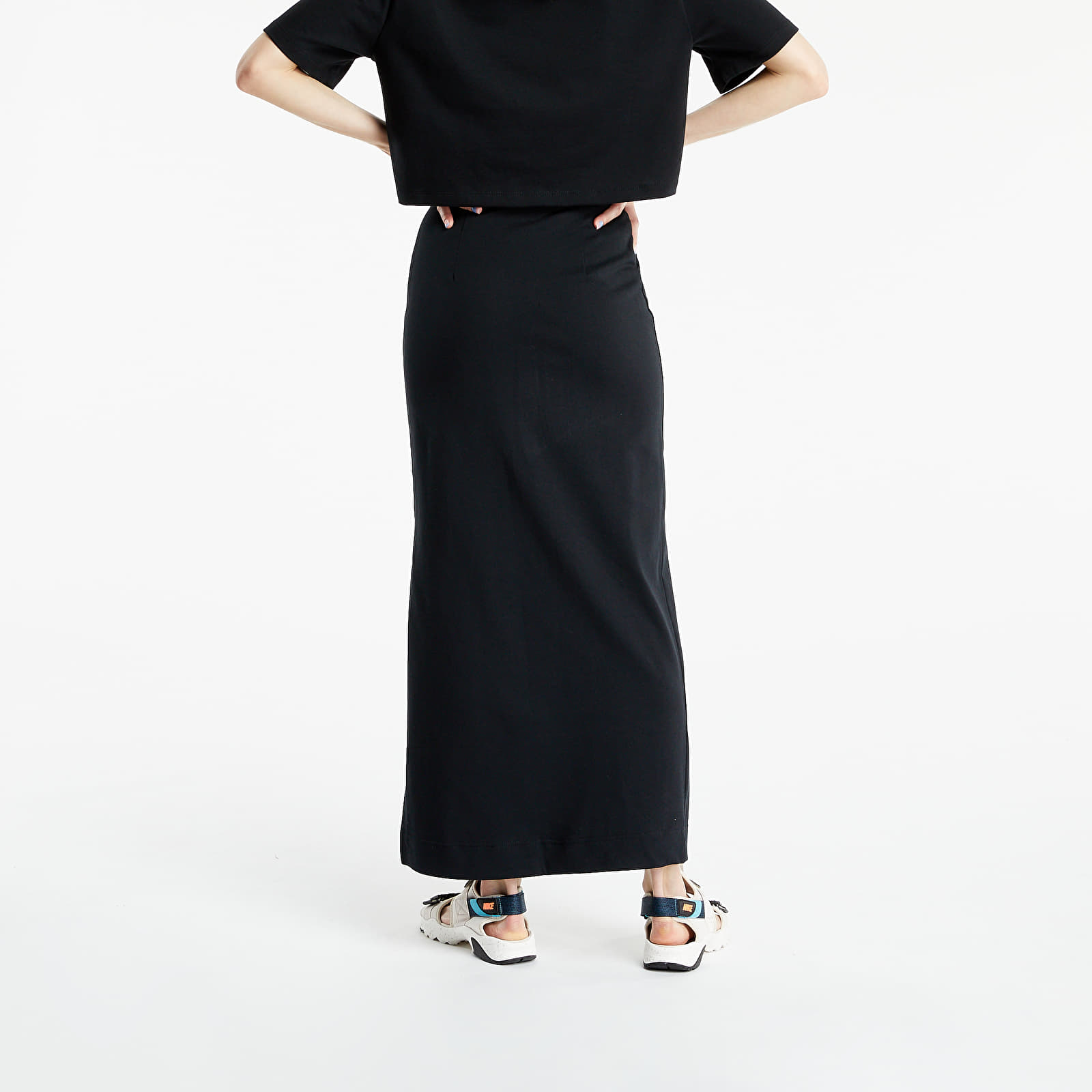 Krila  Nike Sportswear W Skirt Maxi Jrsy Black/ White