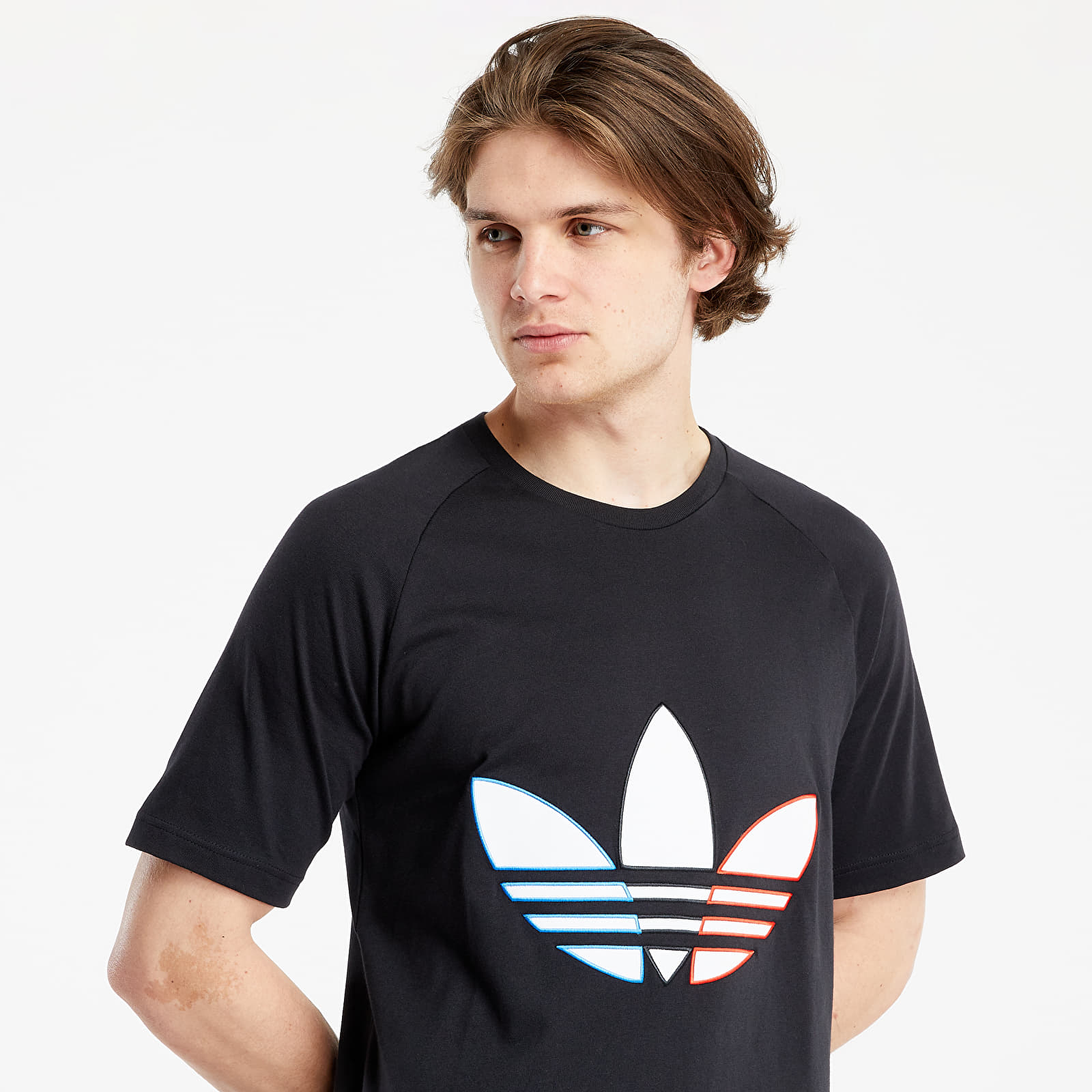 T-shirts adidas Originals Adicolor Tricolor Tee Black
