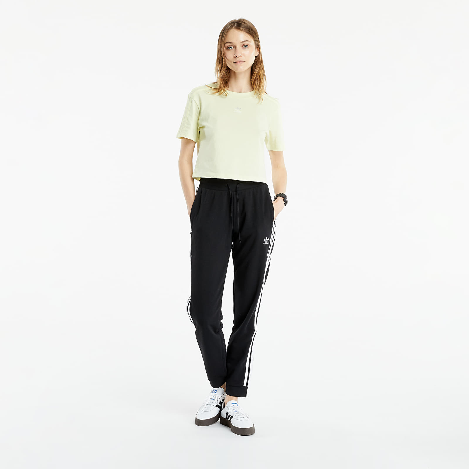 Džíny a kalhoty adidas Originals Slim Pants Black
