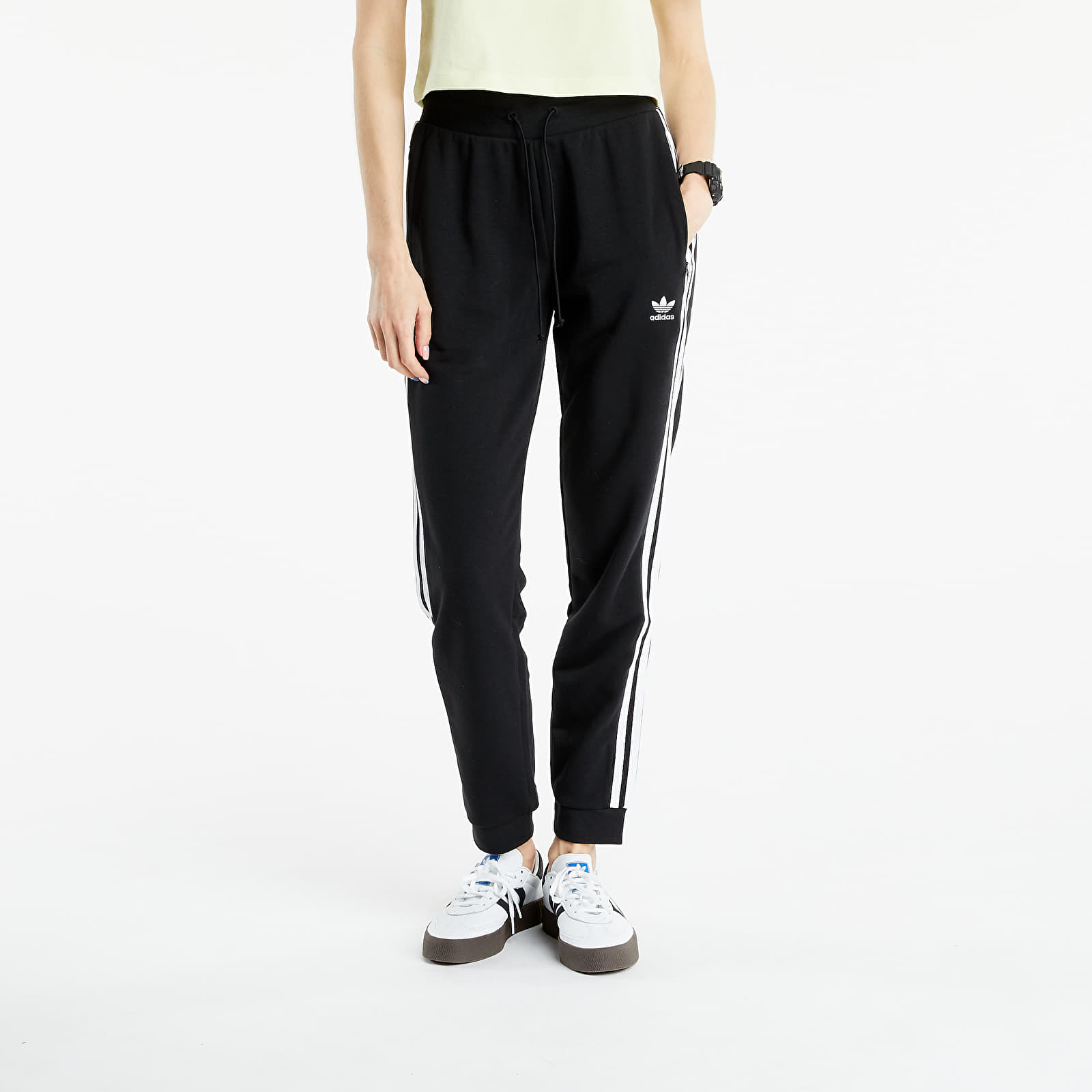 Džíny a kalhoty adidas Originals Slim Pants Black