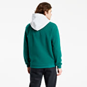 Hoodies and sweatshirts adidas Originals Collegiate Crest Hoodie Collegiate Green Light Grey Heather Footshop