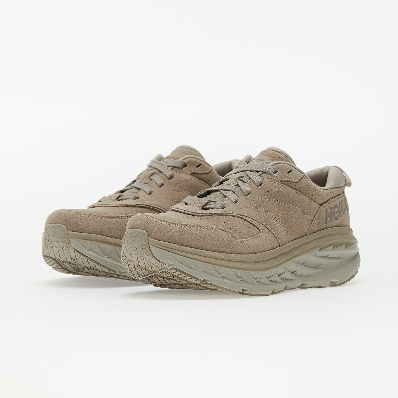 Zapatillas Hombre Hoka One One® M Bondi L Suede Simply Taupe/ Pumice Stone