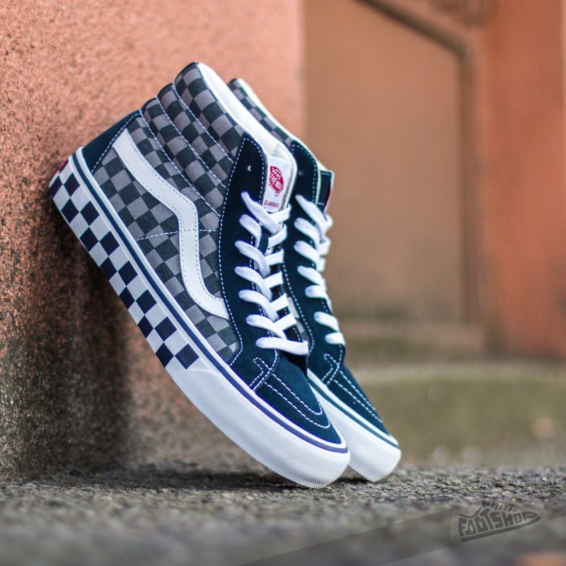 Vans Sk8-Hi Pro (50th) '83 Checker/ Blue/ Grey | Footshop