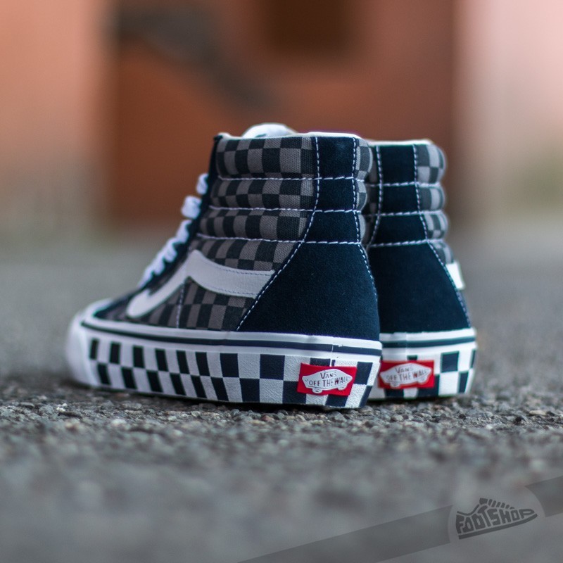 Vans Sk8-Hi Pro (50th) '83 Checker/ Blue/ Grey | Footshop