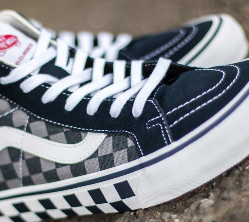 Férfi cipők Vans Sk8-Hi Pro (50th) '83 Checker/ Blue/ Grey