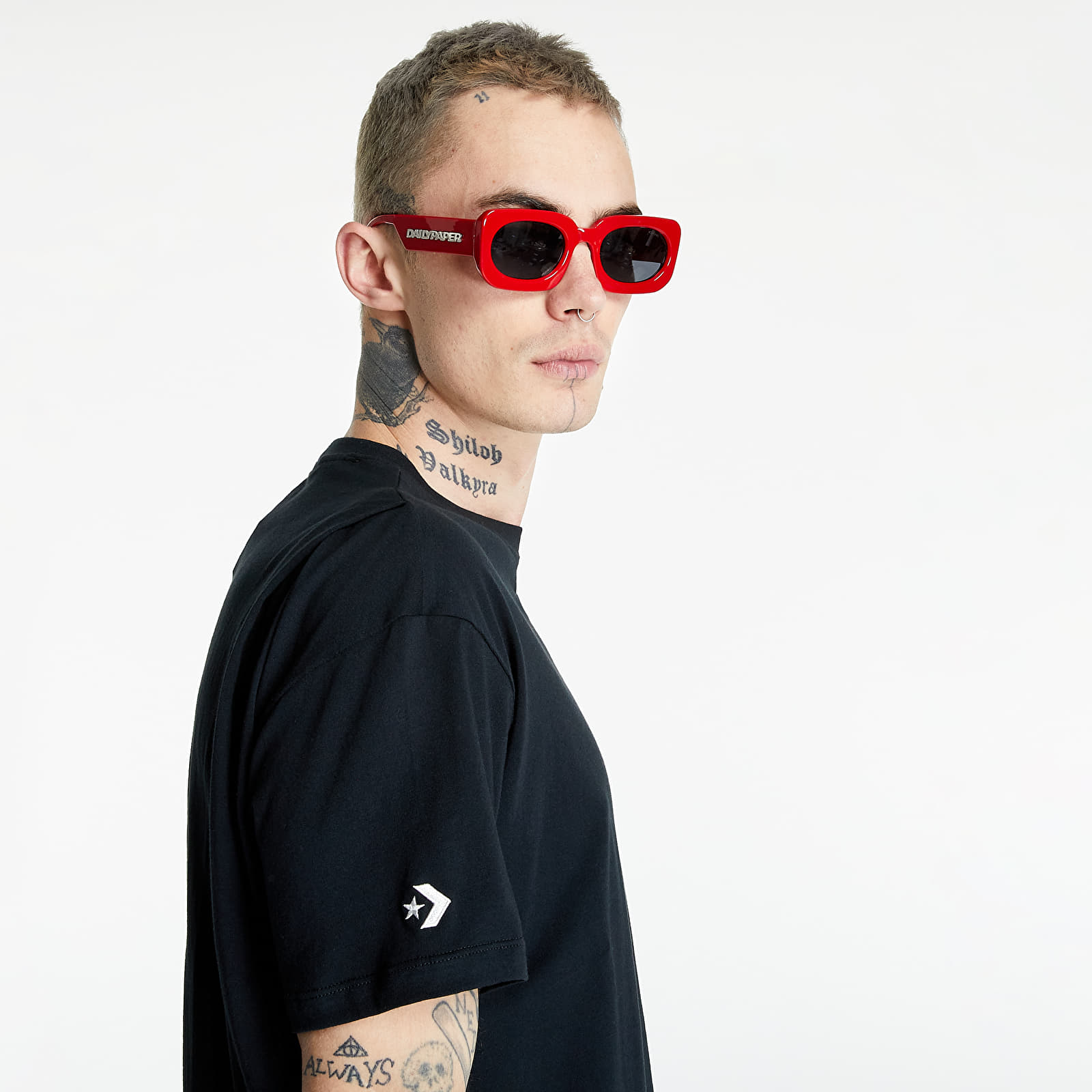 T-shirts Converse  TEE Black