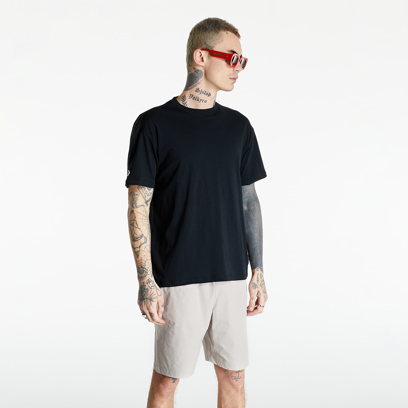 T-shirts Converse  TEE Black