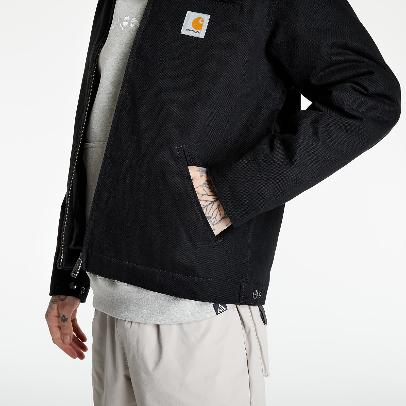 Bundy Carhartt WIP Detroit Jacket Black Rigid