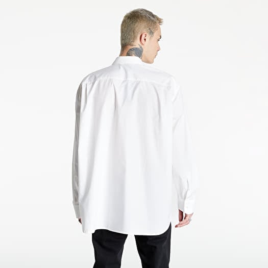 トップス RAF SIMONS 21SS BIG SHIRT WITH RUFFLES Сорочки RAF SIMONS Big Shirt With Ruffles And Print On Top