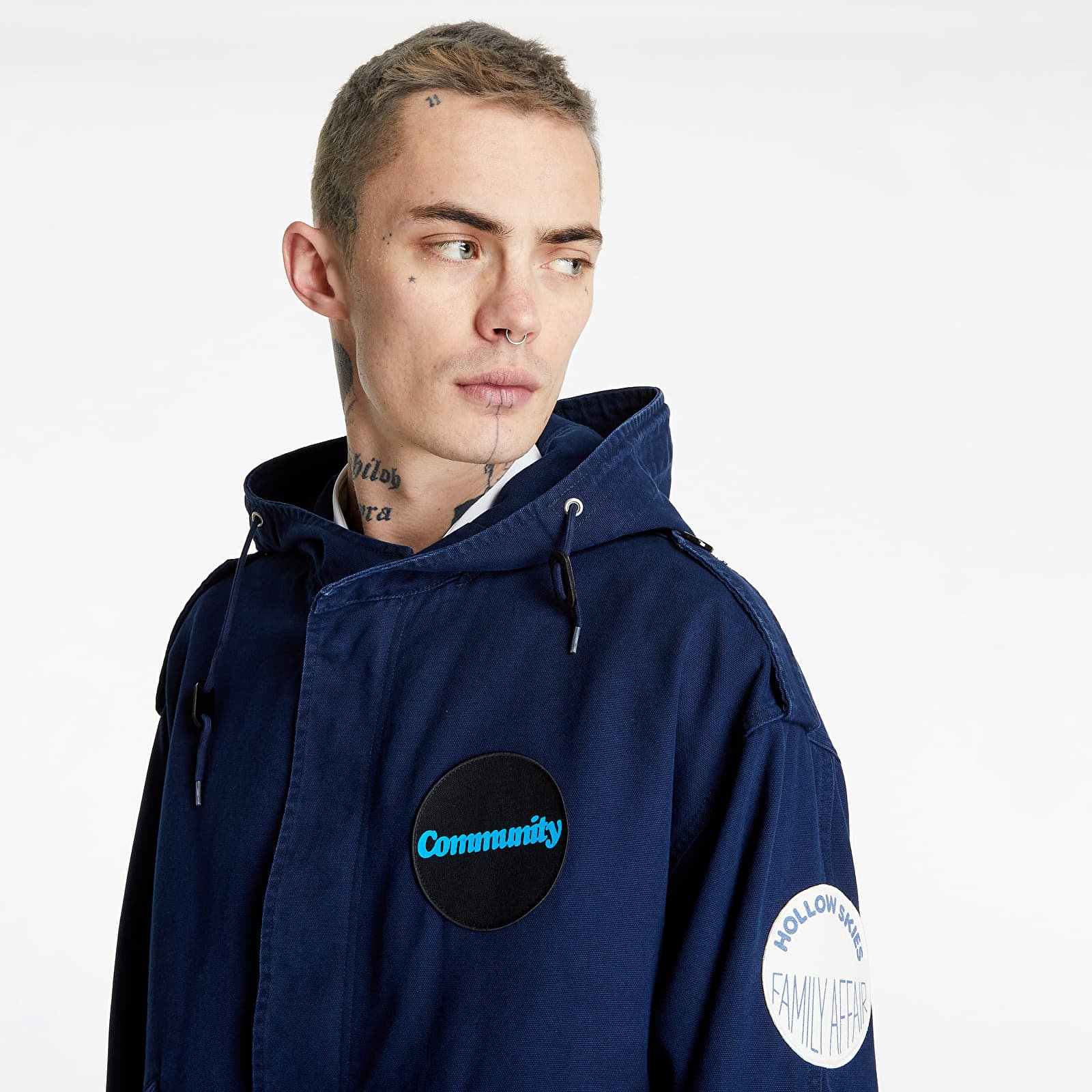 Kurtki RAF SIMONS Medium Length Parka Navy