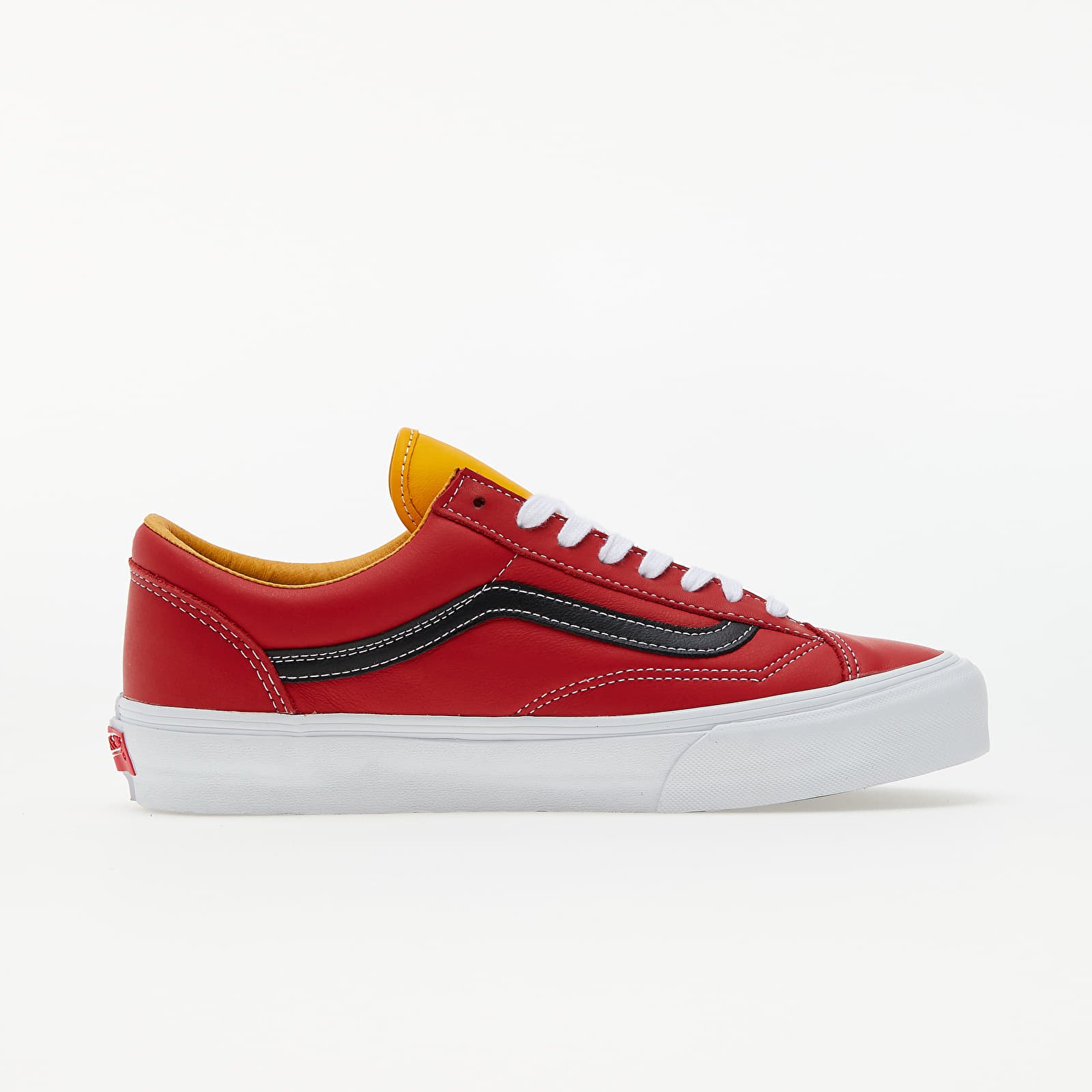 Scarpe uomo Vans Vault Style 36 VLT LX (Leather) Racing Red/ Saffron