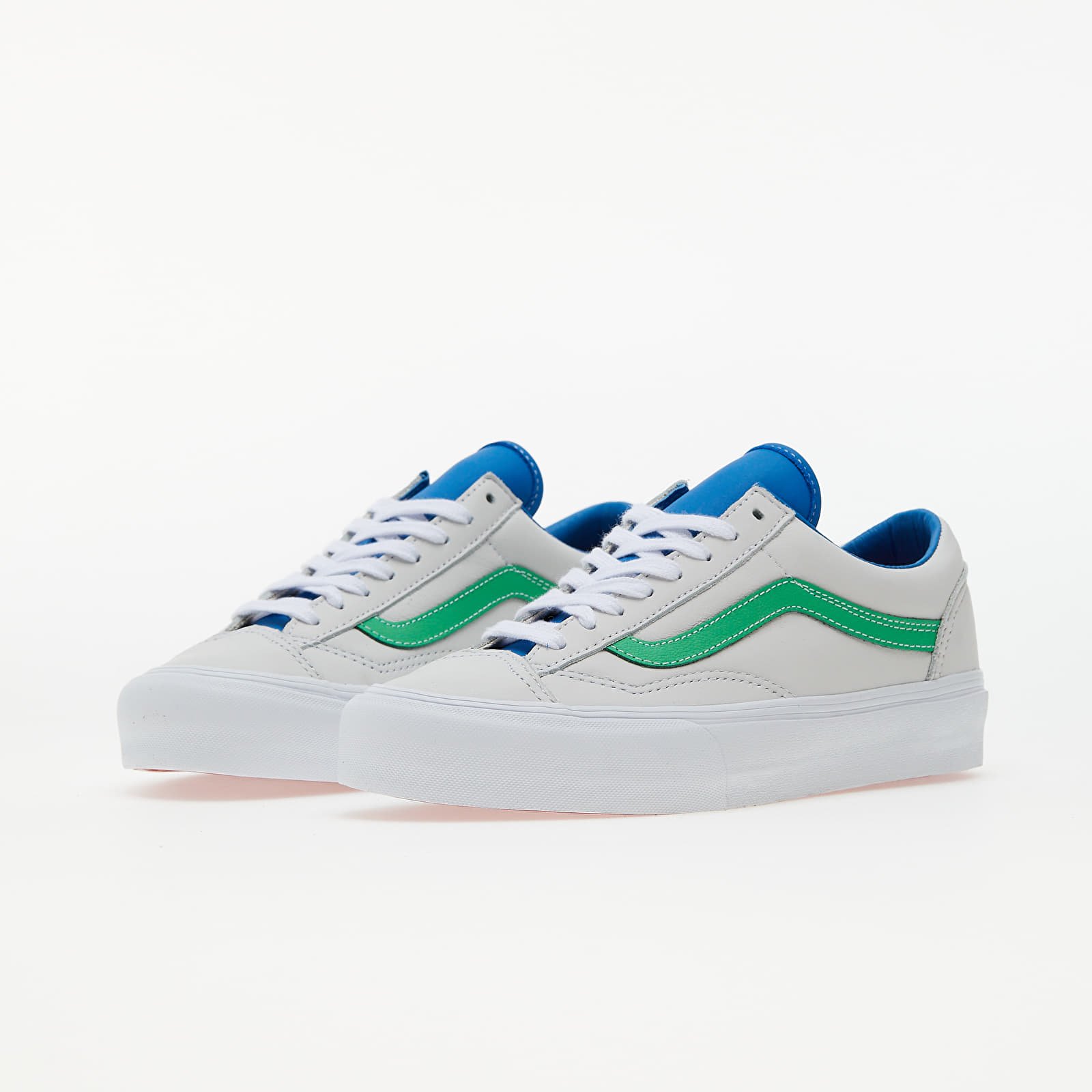 Men's shoes Vans Vault Style 36 VLT LX (Leather) True White/ Island green