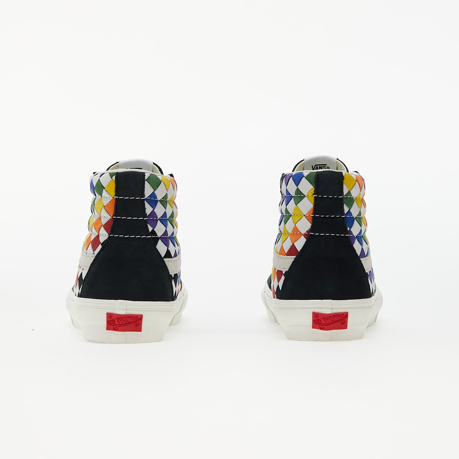 Pánske tenisky a topánky Vans Vault SK8-Hi VLT LX (Pride) Woven Leather/ Rainbow/ Marshmallo