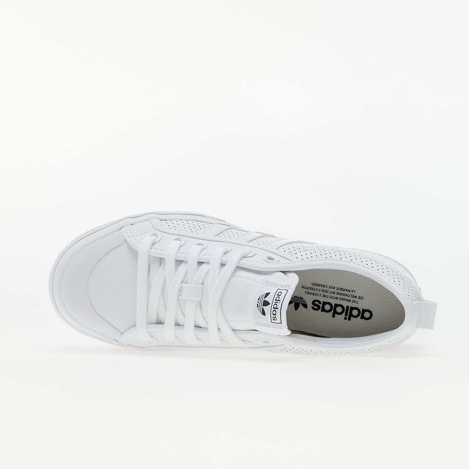 Încălțăminte și sneakerși pentru femei adidas Nizza Platform W Ftw White/ Ftw White/ Core Black