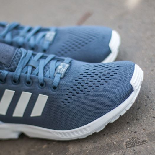 Adidas zx flux bleu et clearance blanc