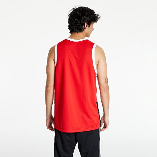 Vests Nike Dri FIT Men s Basketball Jersey Black University Red White Footshop