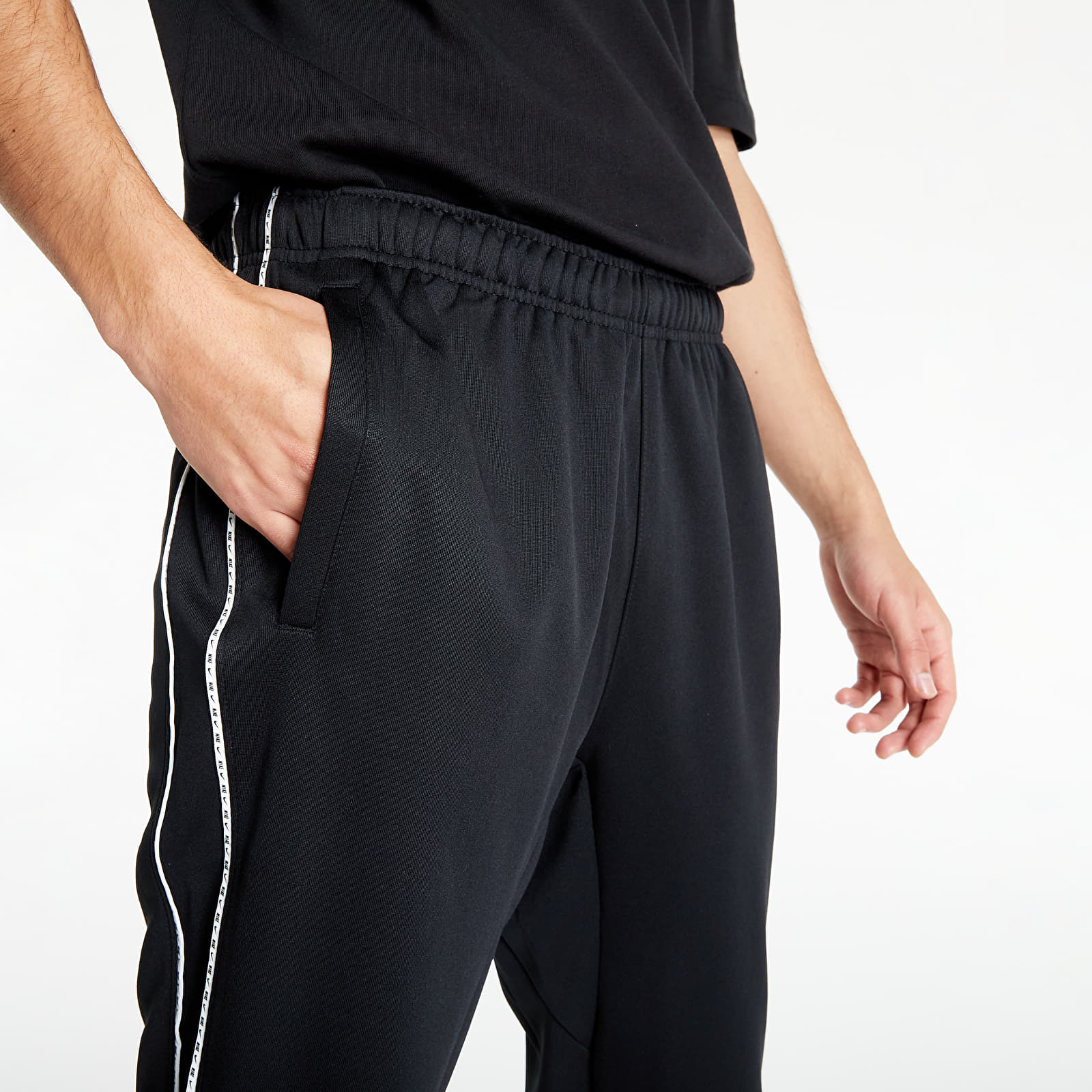 Nadrágok Nike Sportswear Repeat PK Joggers Black/ White