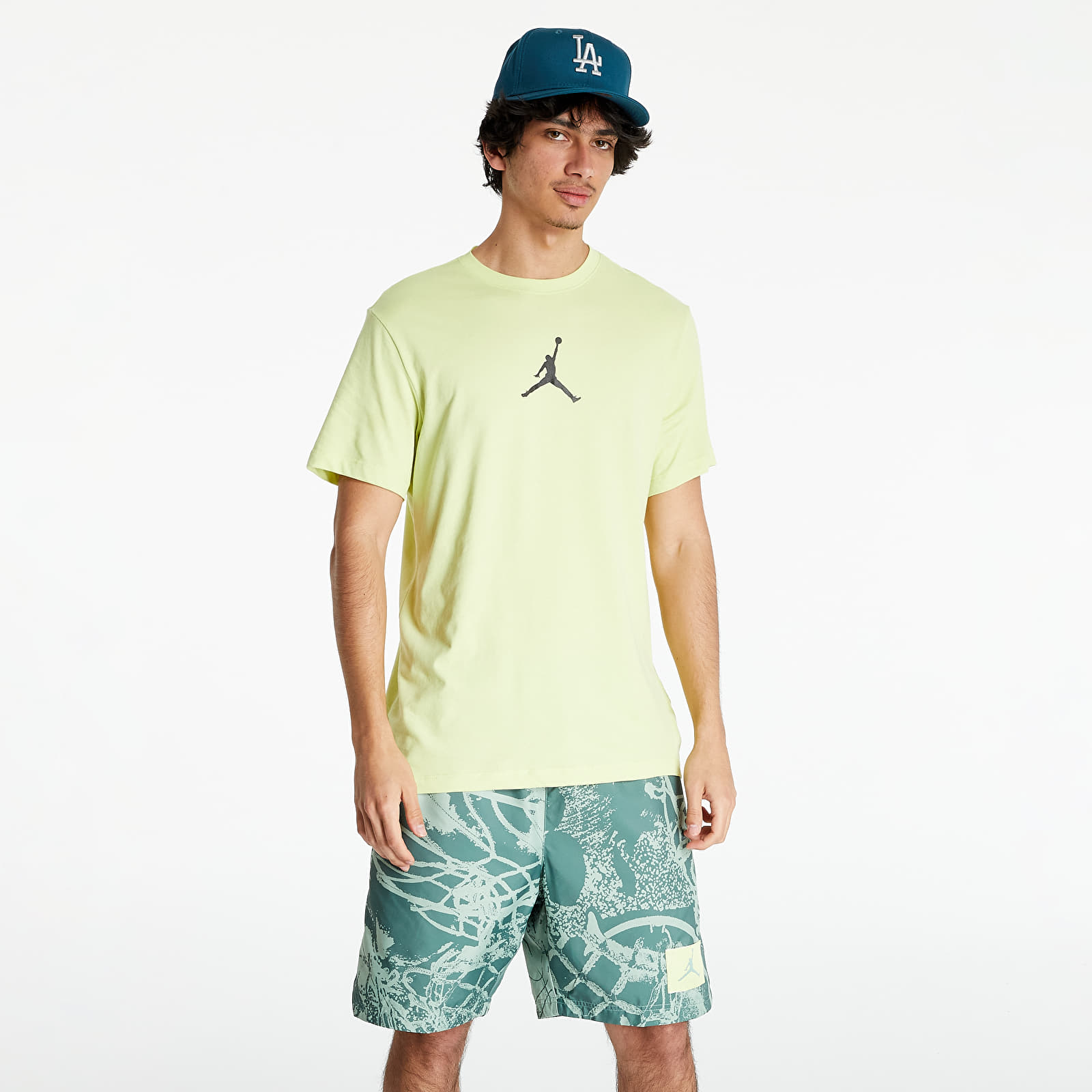 Pólók Jordan Jumpman Dri-Fit SS Crew Limelight/ Black