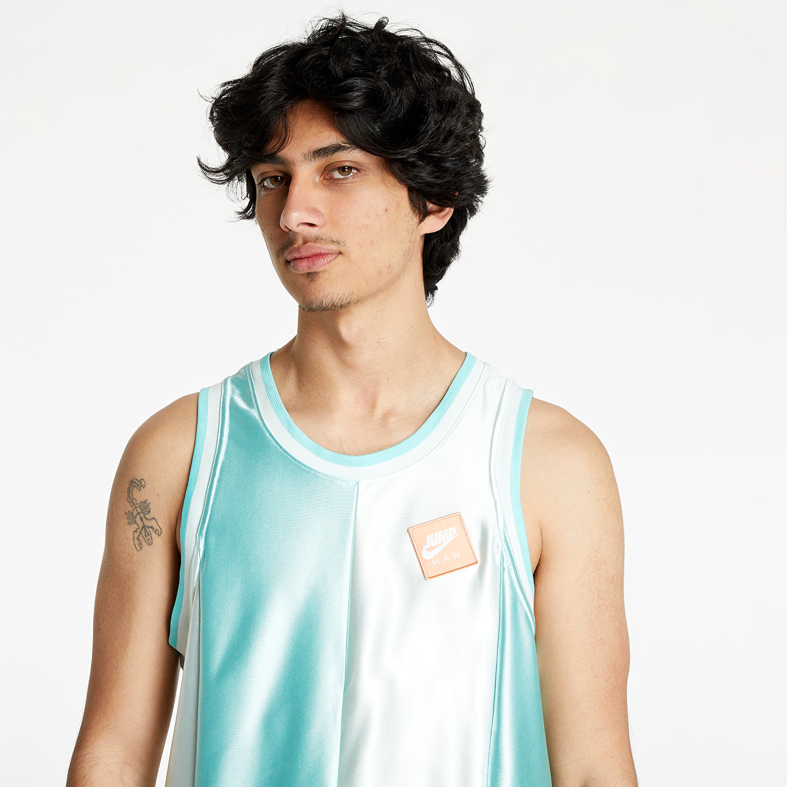 Camisetas de tirantes Jordan Men's Jersey Barely Green/ Light Dew