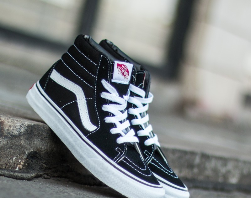 Sneakers Vans Sk8-Hi Kids Black/ True White