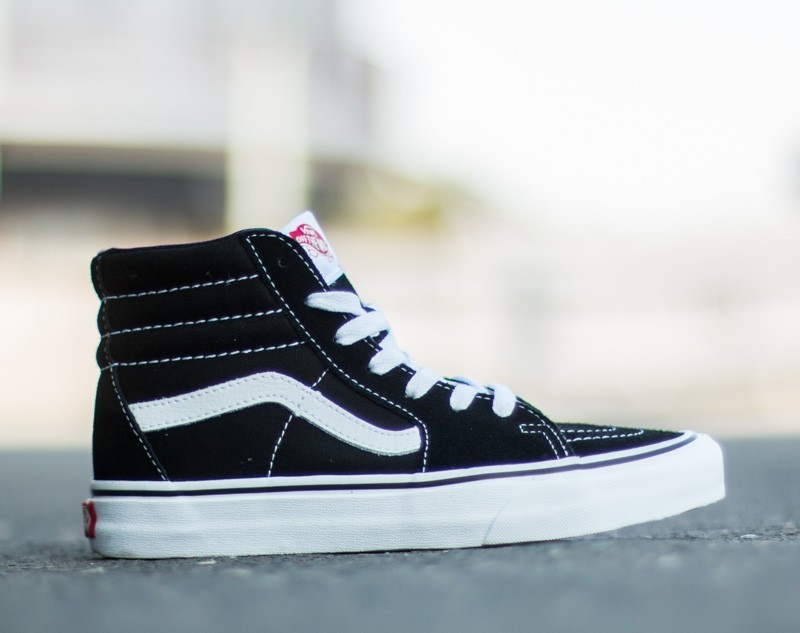 Sneakers Vans Sk8-Hi Kids Black/ True White - 1 | YEO