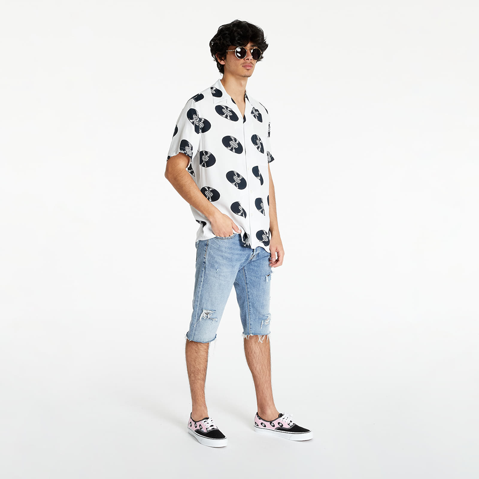 Shirts Vans Vault x Wacko Maria Woven Shirt White | Footshop