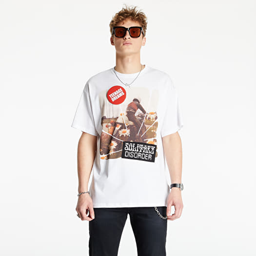 T-shirt RAF SIMONS Big Fit T-Shirt Solitary Disorder White
