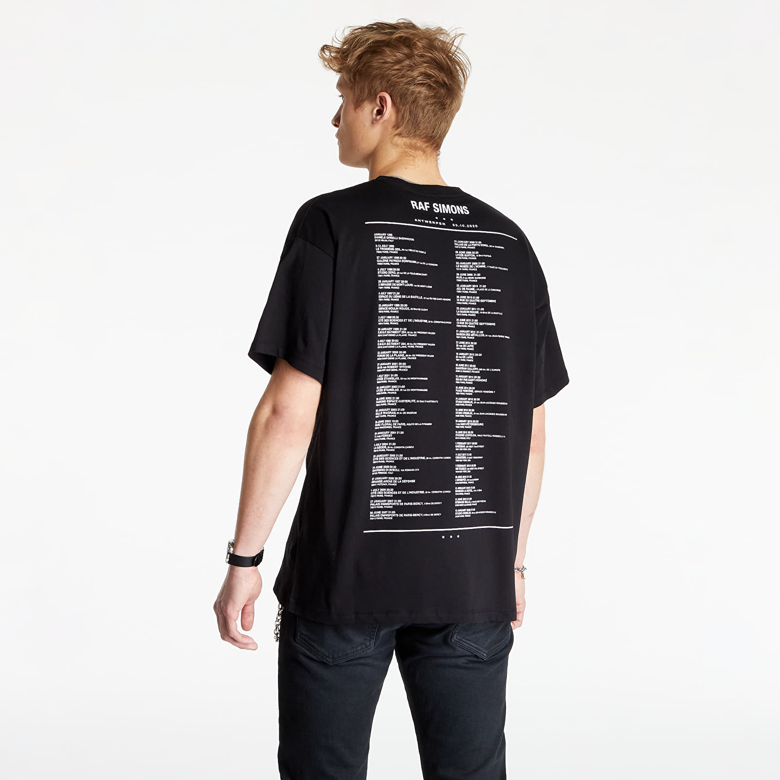 Raf simons t shirt sale clearance
