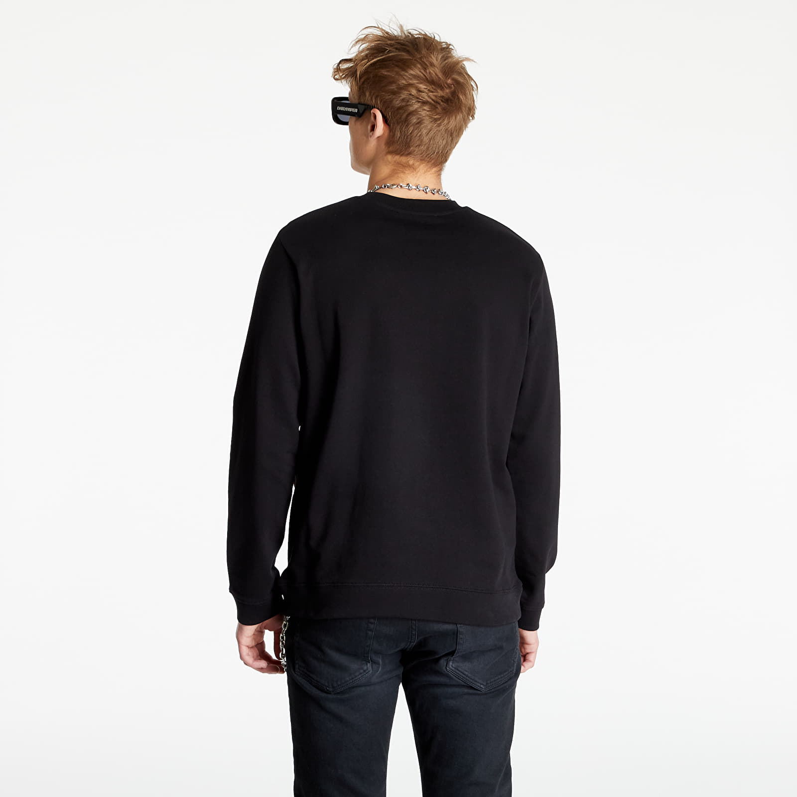 Dukserice RAF SIMONS Crewneck Sweater Sun Dance Black
