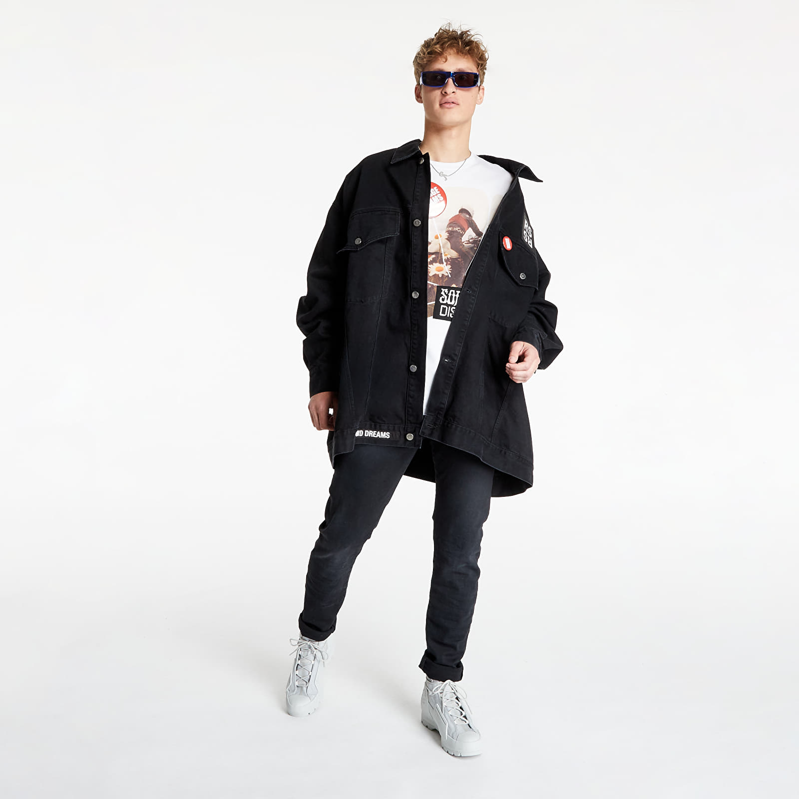 Jacken RAF SIMONS Oversized Denim Jacket Black
