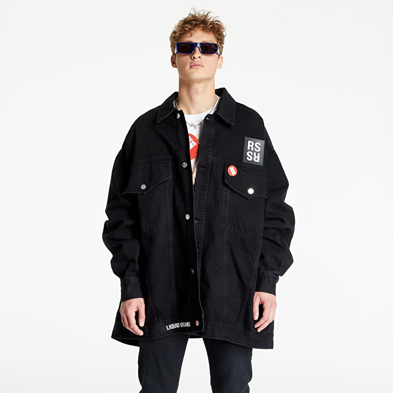 ジャケット・アウター RAF SIMONS 21AW Oversized denim jacket RAF SIMONS Oversized Denim Jacket Black | Footshop