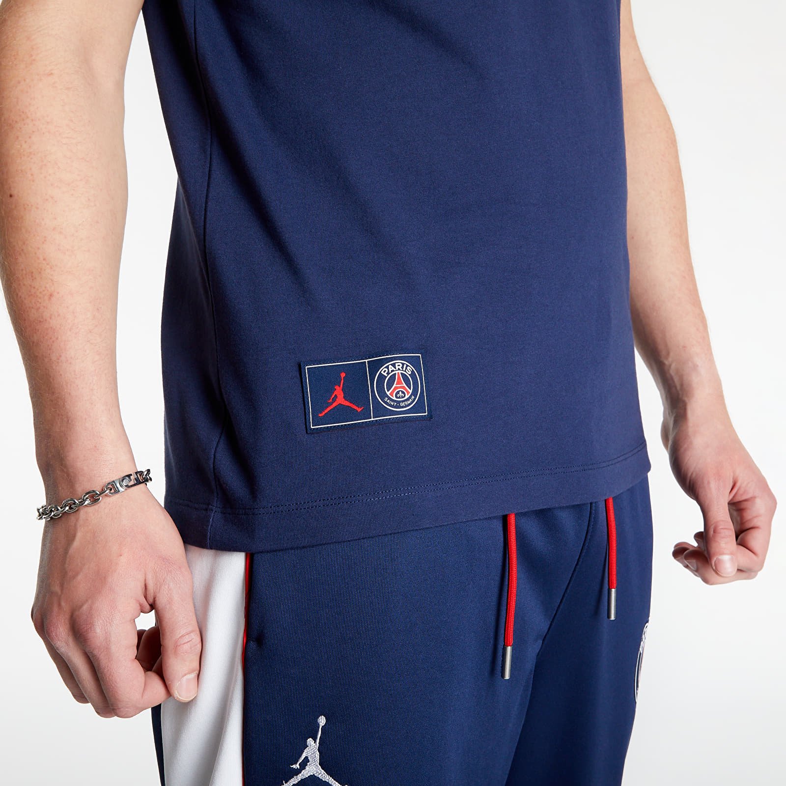 Camisetas Jordan Paris Saint-Germain Logo Tee Midnight Navy