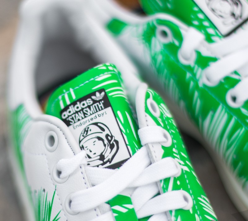 Men's shoes adidas Pharrell Williams Stan Smith Billionaire Boys Club Palm FtwWhite/ Viv Green/ Off White