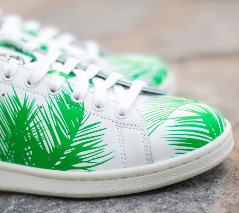 Men's shoes adidas Pharrell Williams Stan Smith Billionaire Boys Club Palm FtwWhite/ Viv Green/ Off White
