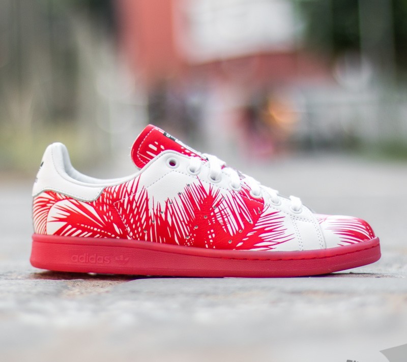 Men s shoes adidas Pharrell Williams Stan Smith Billionaire Boys Palm FtwWhite Red Red Footshop