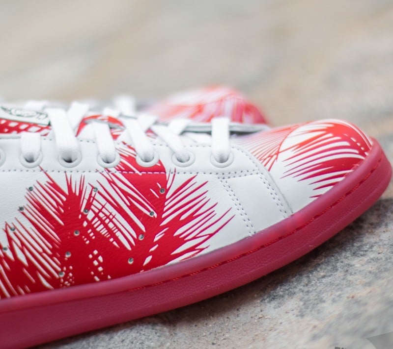 Sko til mænd adidas Pharrell Williams Stan Smith Billionaire Boys Palm FtwWhite/ Red/ Red
